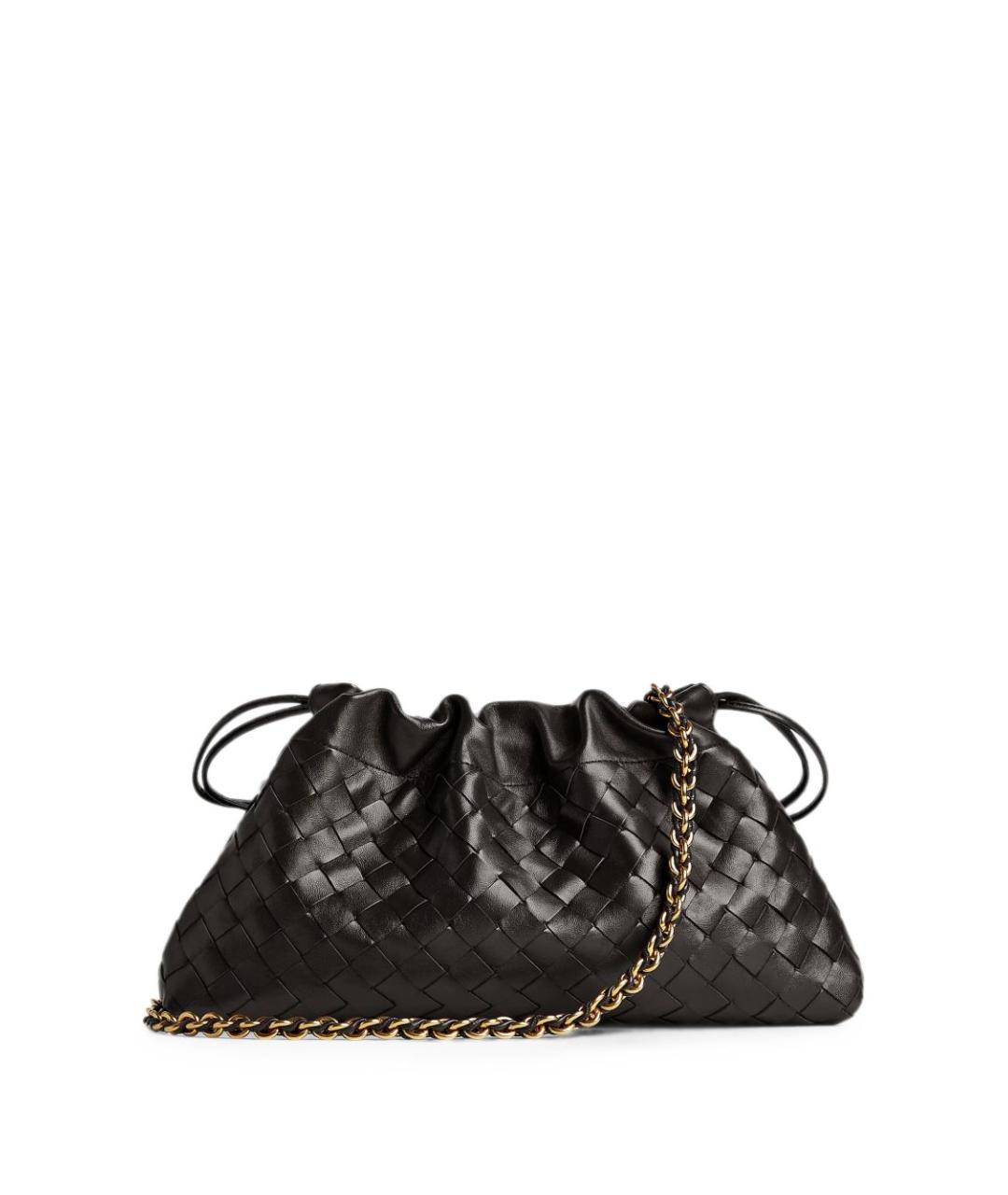 BOTTEGA VENETA Коричневая кожаная сумка через плечо, фото 1