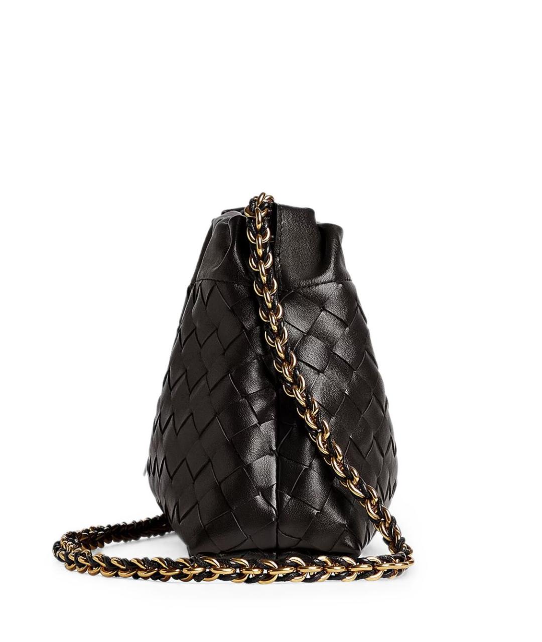 BOTTEGA VENETA Коричневая кожаная сумка через плечо, фото 2