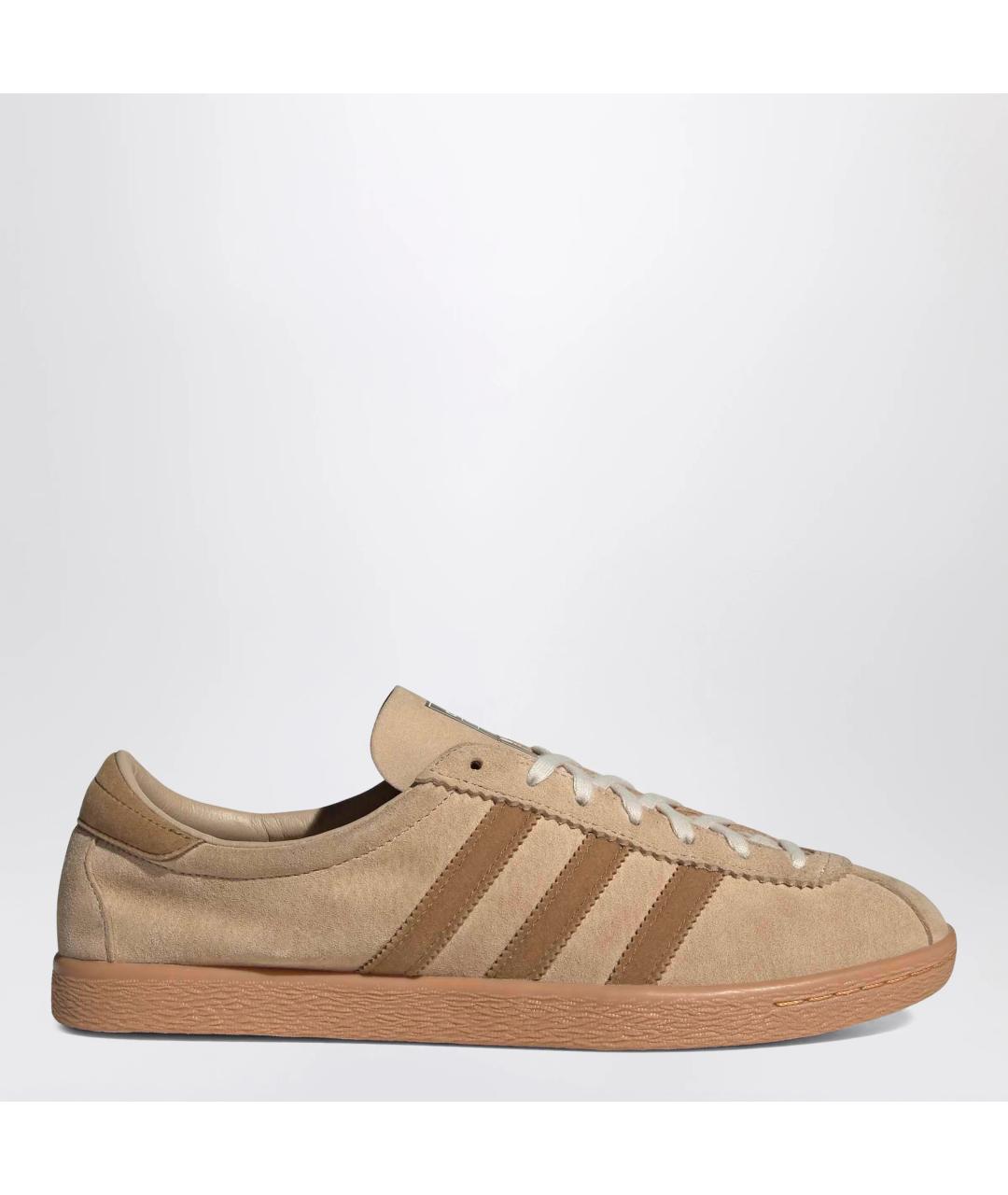 ADIDAS Бежевые замшевые низкие кроссовки / кеды, фото 3