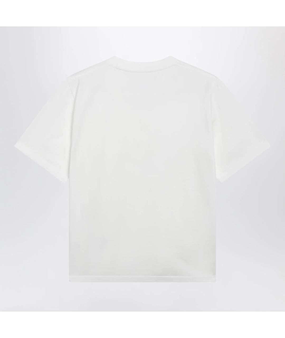 MM6 MAISON MARGIELA Белая хлопковая футболка, фото 2