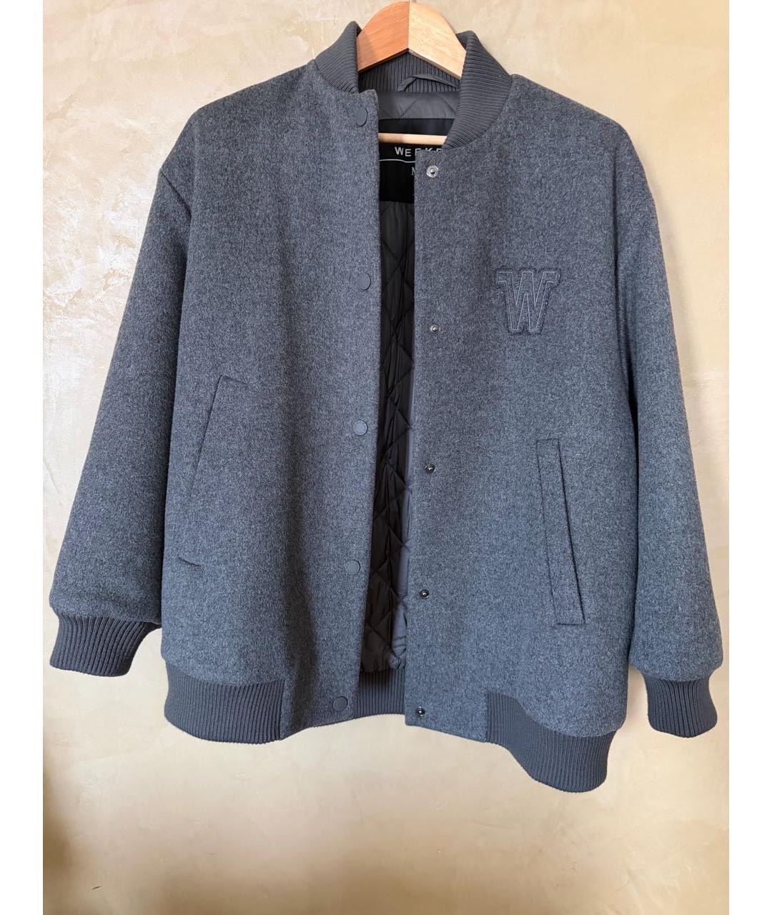 WEEKEND MAX MARA Серая шерстяная куртка, фото 6