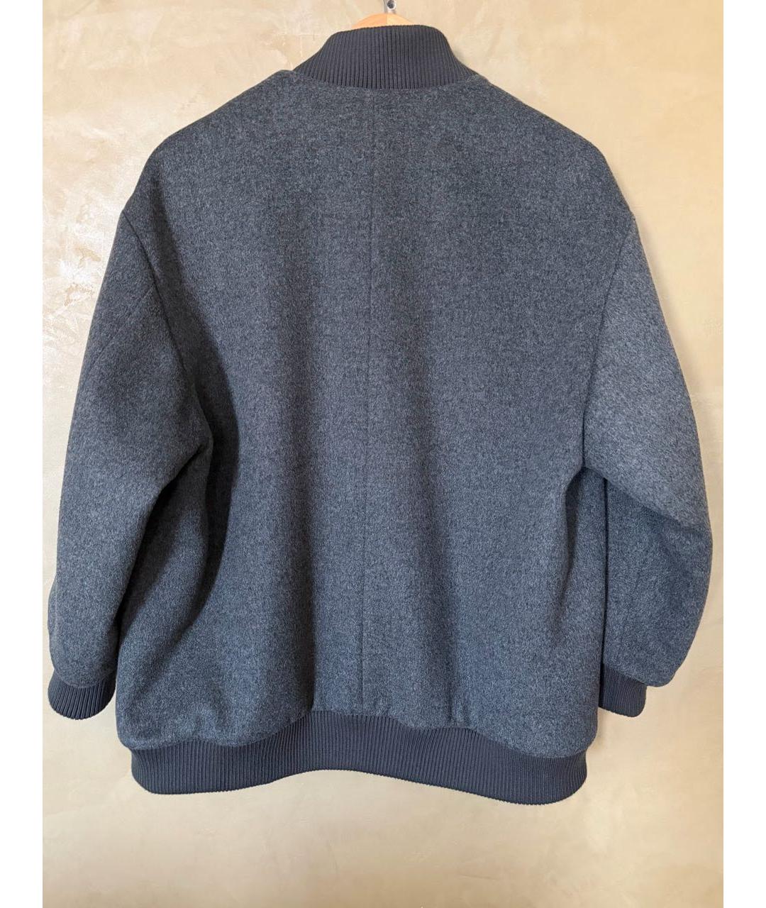 WEEKEND MAX MARA Серая шерстяная куртка, фото 2