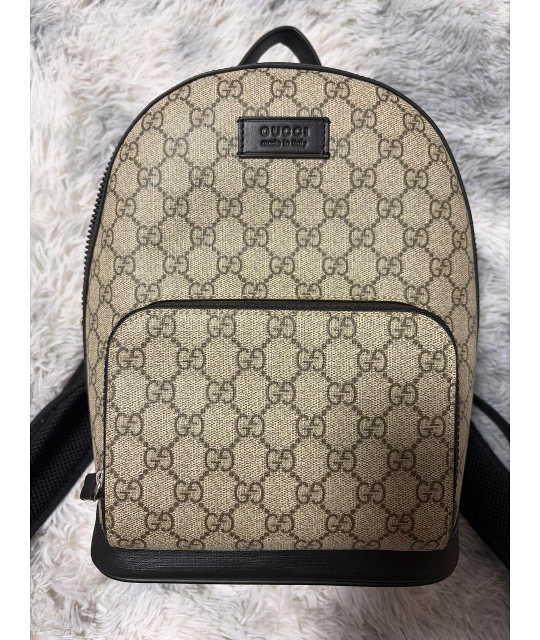 GUCCI Бежевый рюкзак, фото 5