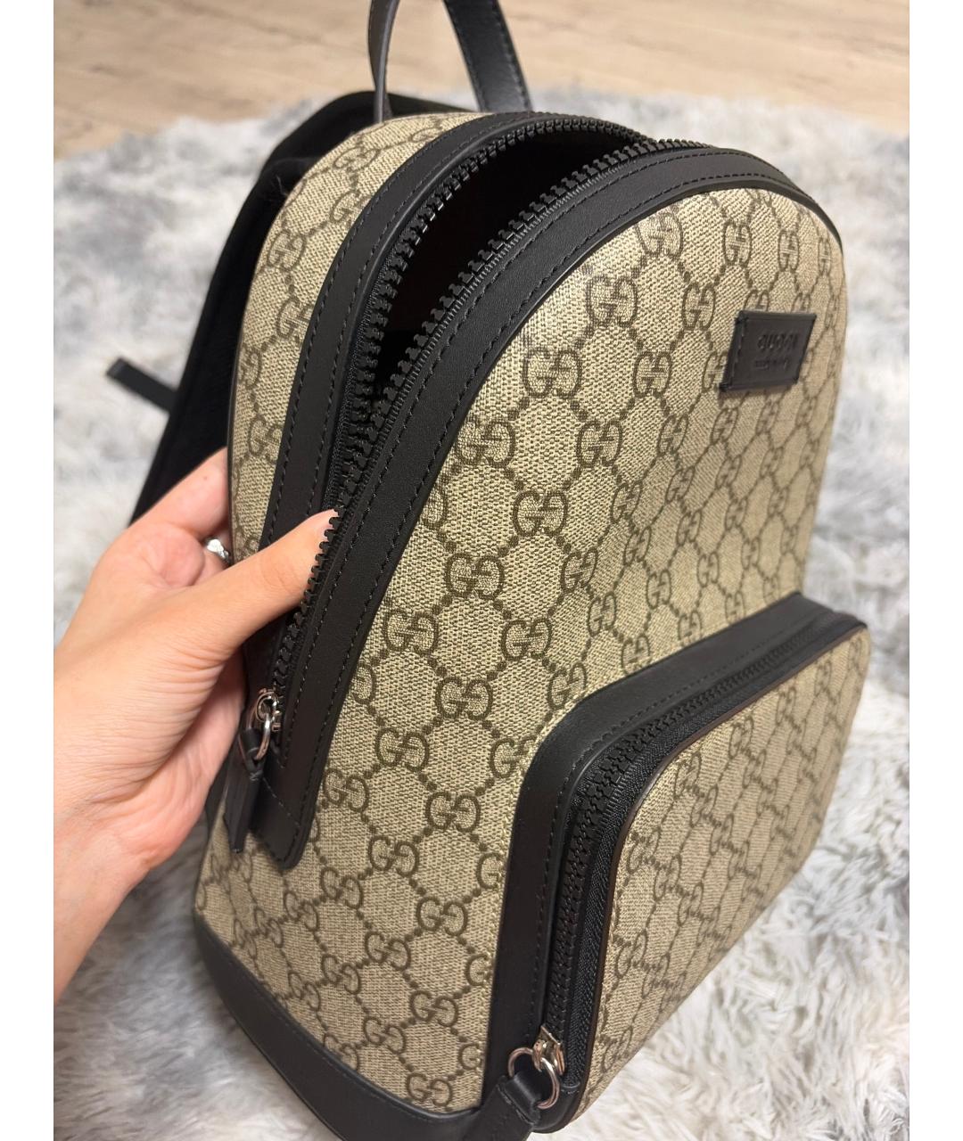 GUCCI Бежевый рюкзак, фото 2