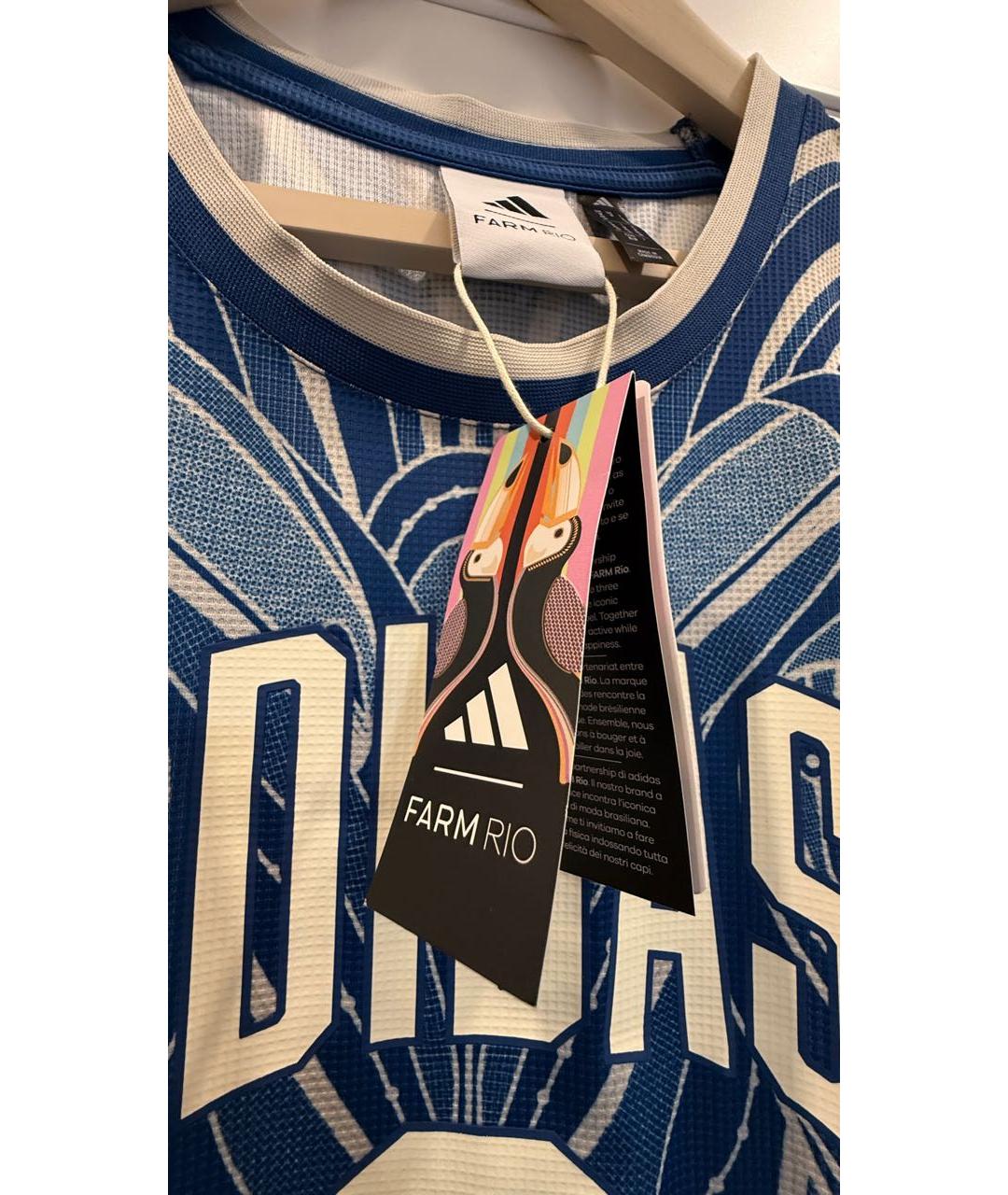 ADIDAS Синее полиэстеровое повседневное платье, фото 5
