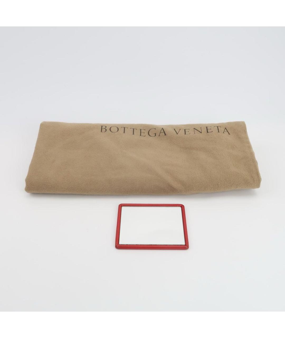 BOTTEGA VENETA Красная кожаная сумка через плечо, фото 8