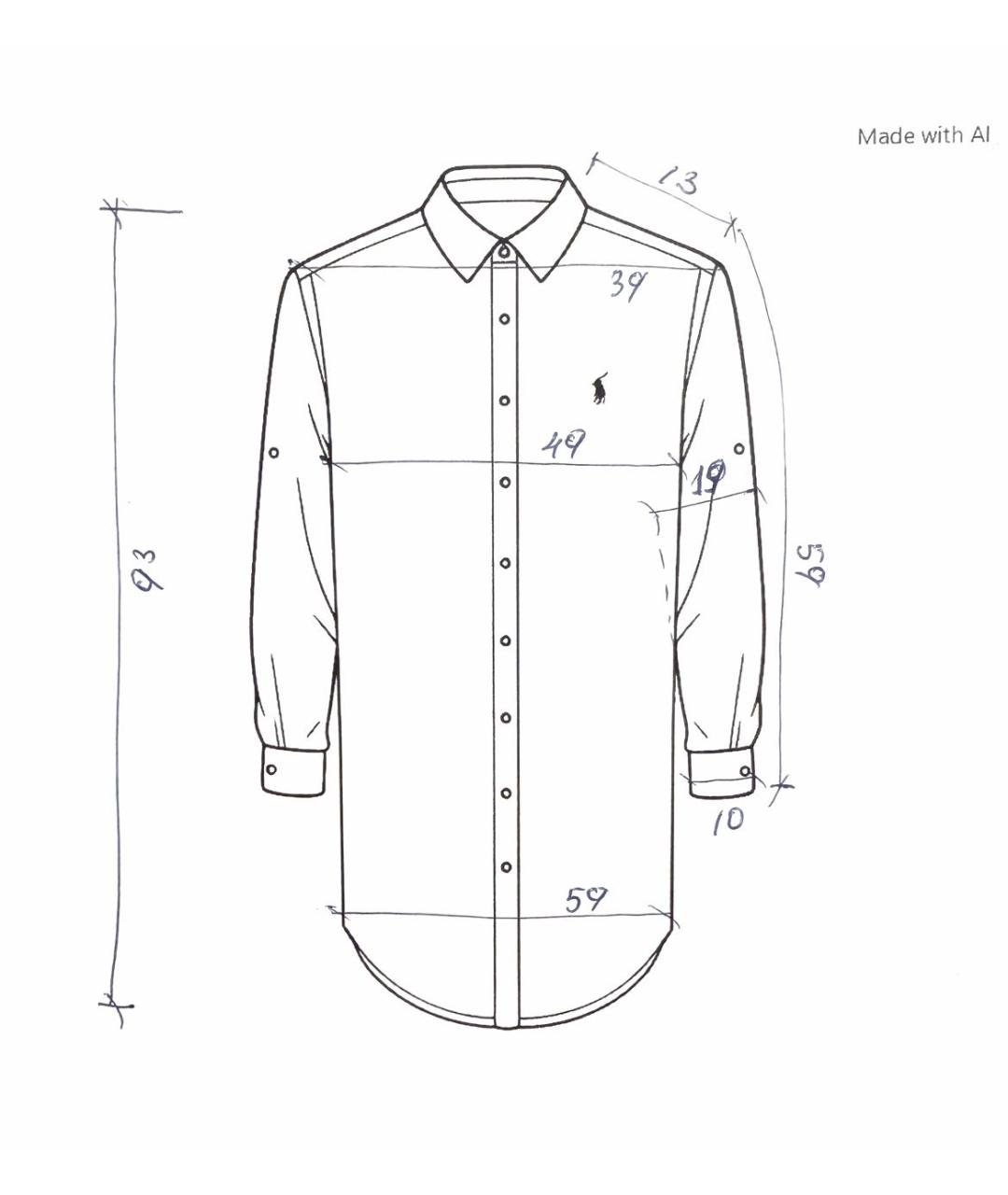 POLO RALPH LAUREN Белая вискозная рубашка, фото 8