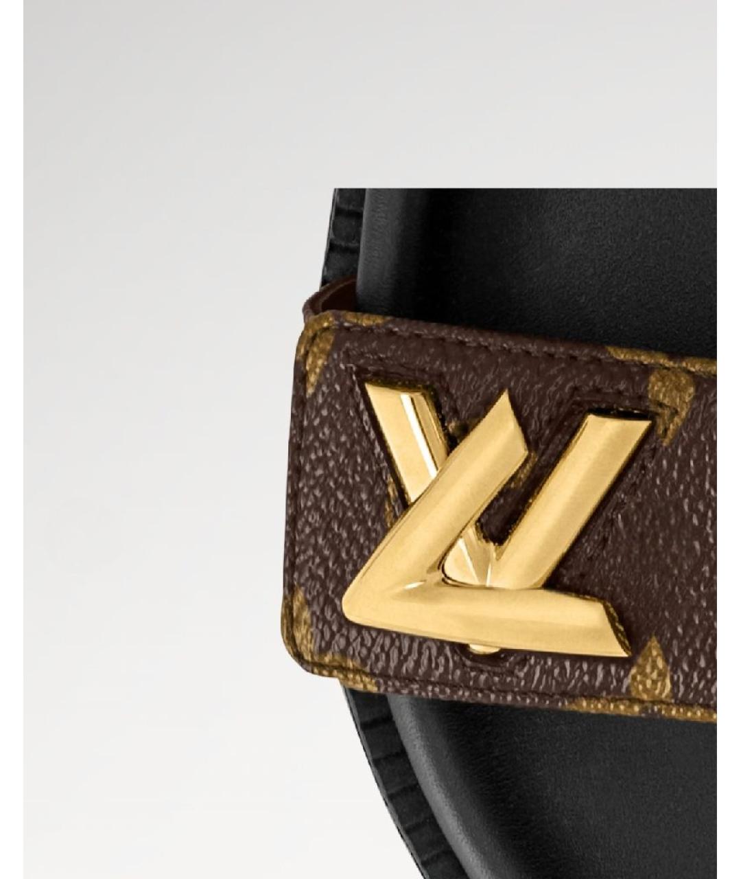 LOUIS VUITTON Коричневые сандалии, фото 4