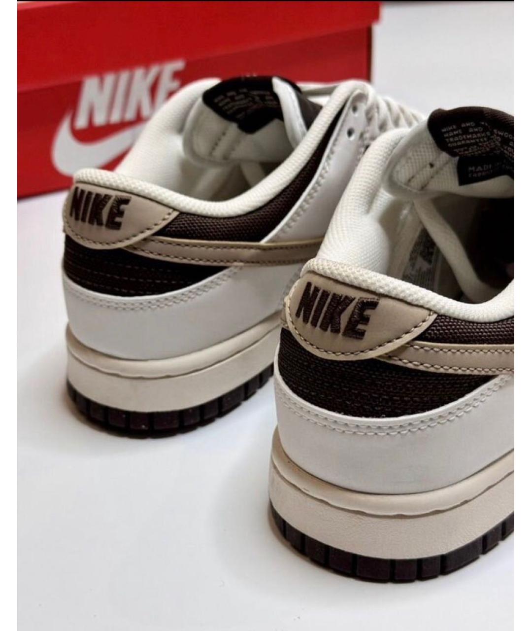 NIKE Коричневые кожаные кеды, фото 3