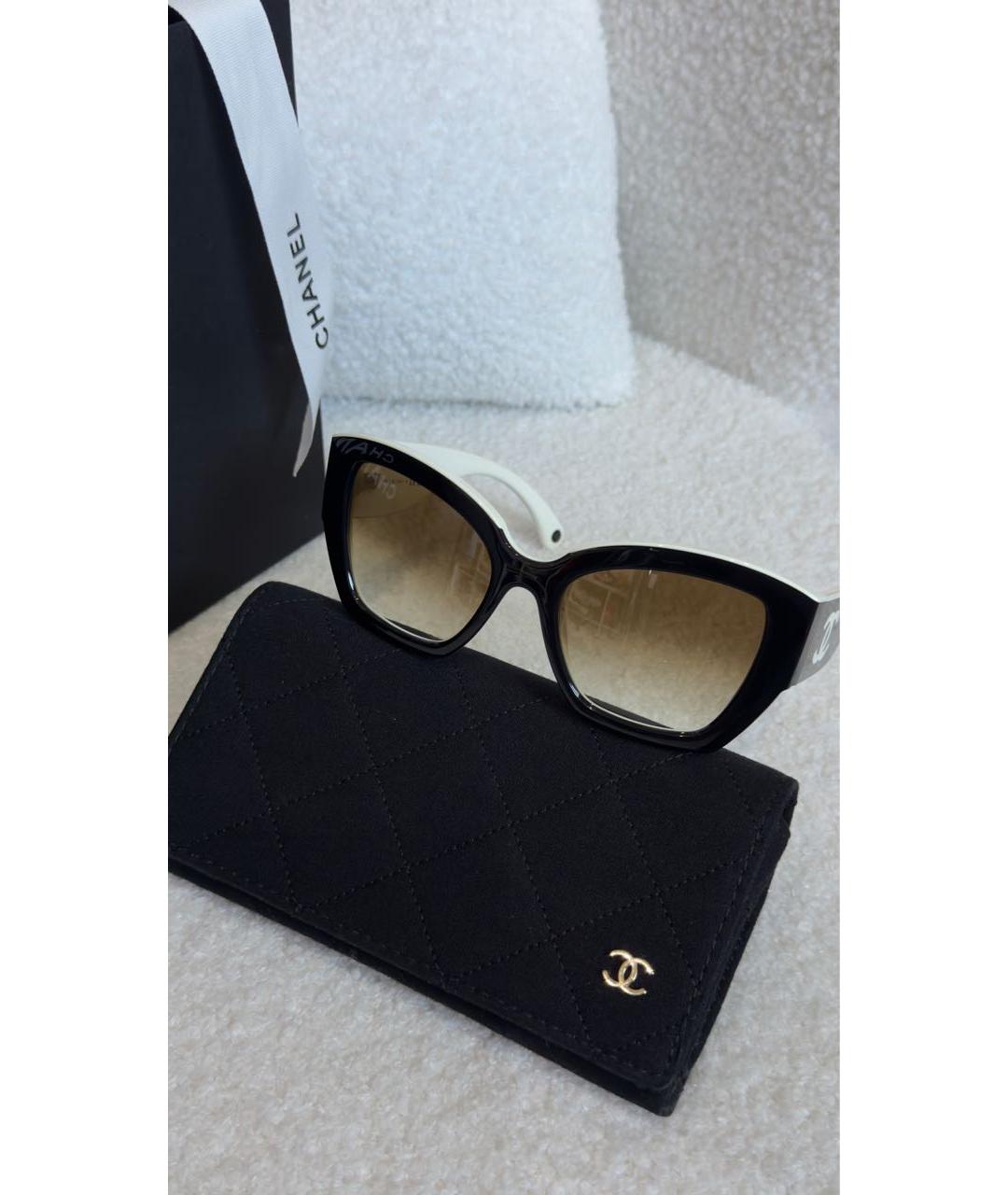 CHANEL Пластиковые солнцезащитные очки, фото 2