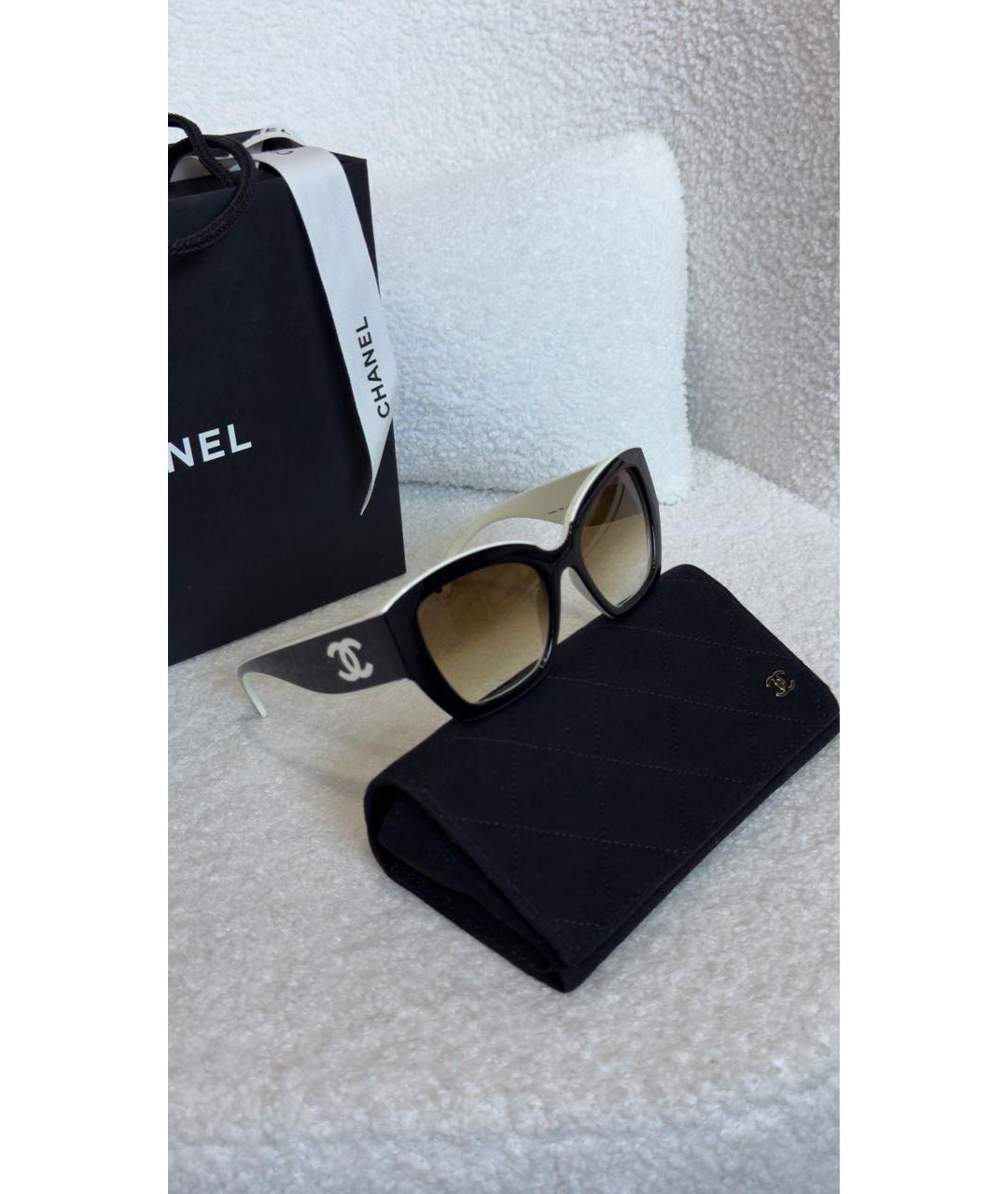 CHANEL Пластиковые солнцезащитные очки, фото 3
