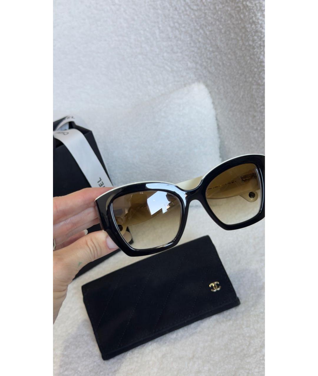 CHANEL Пластиковые солнцезащитные очки, фото 5