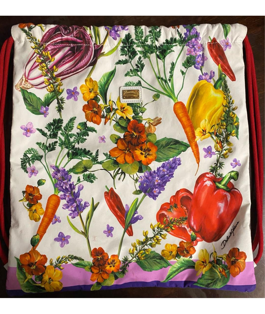 DOLCE & GABBANA KIDS Белый рюкзак, фото 4