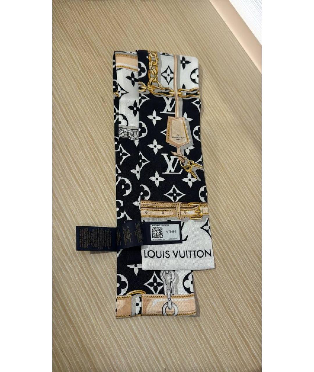 LOUIS VUITTON Мульти шелковый платок, фото 6