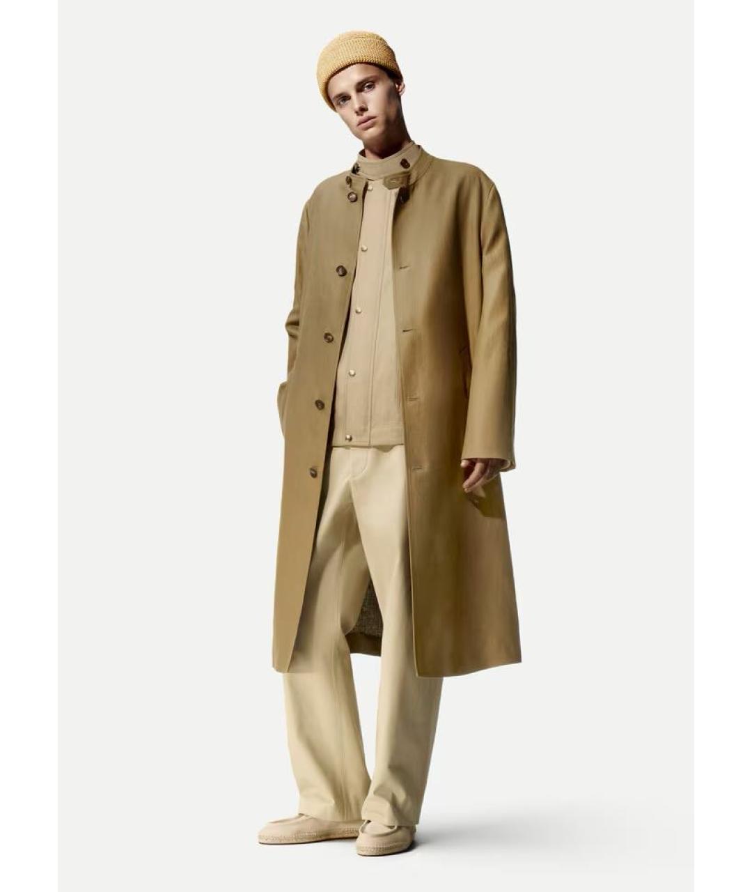 LORO PIANA Бежевая льняная куртка, фото 7