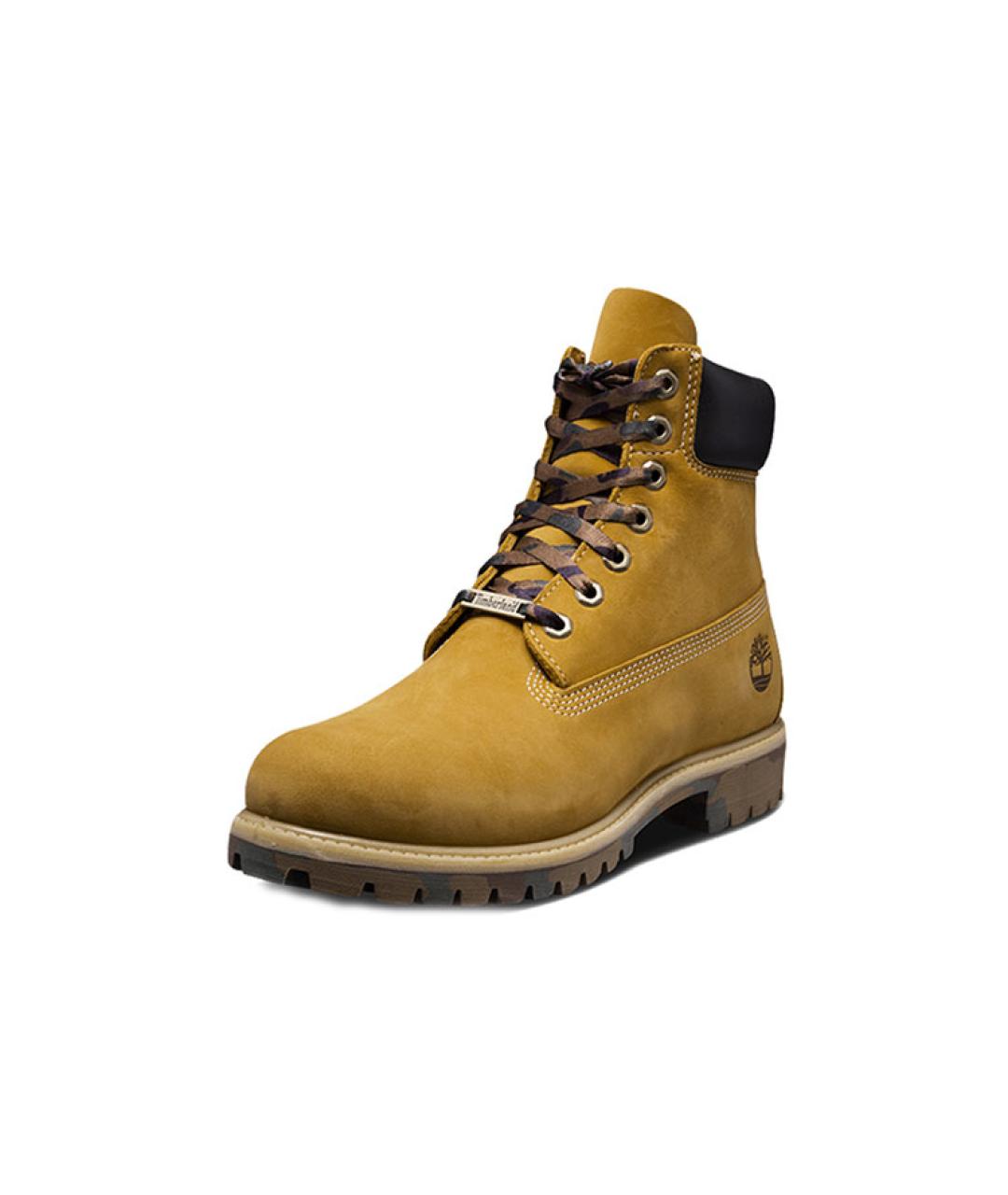 TIMBERLAND Коричневые нубуковые высокие ботинки, фото 2