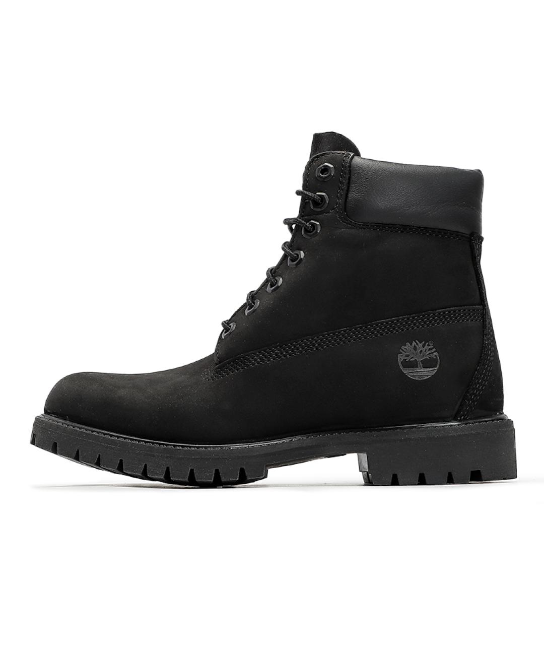 TIMBERLAND Черные нубуковые высокие ботинки, фото 6