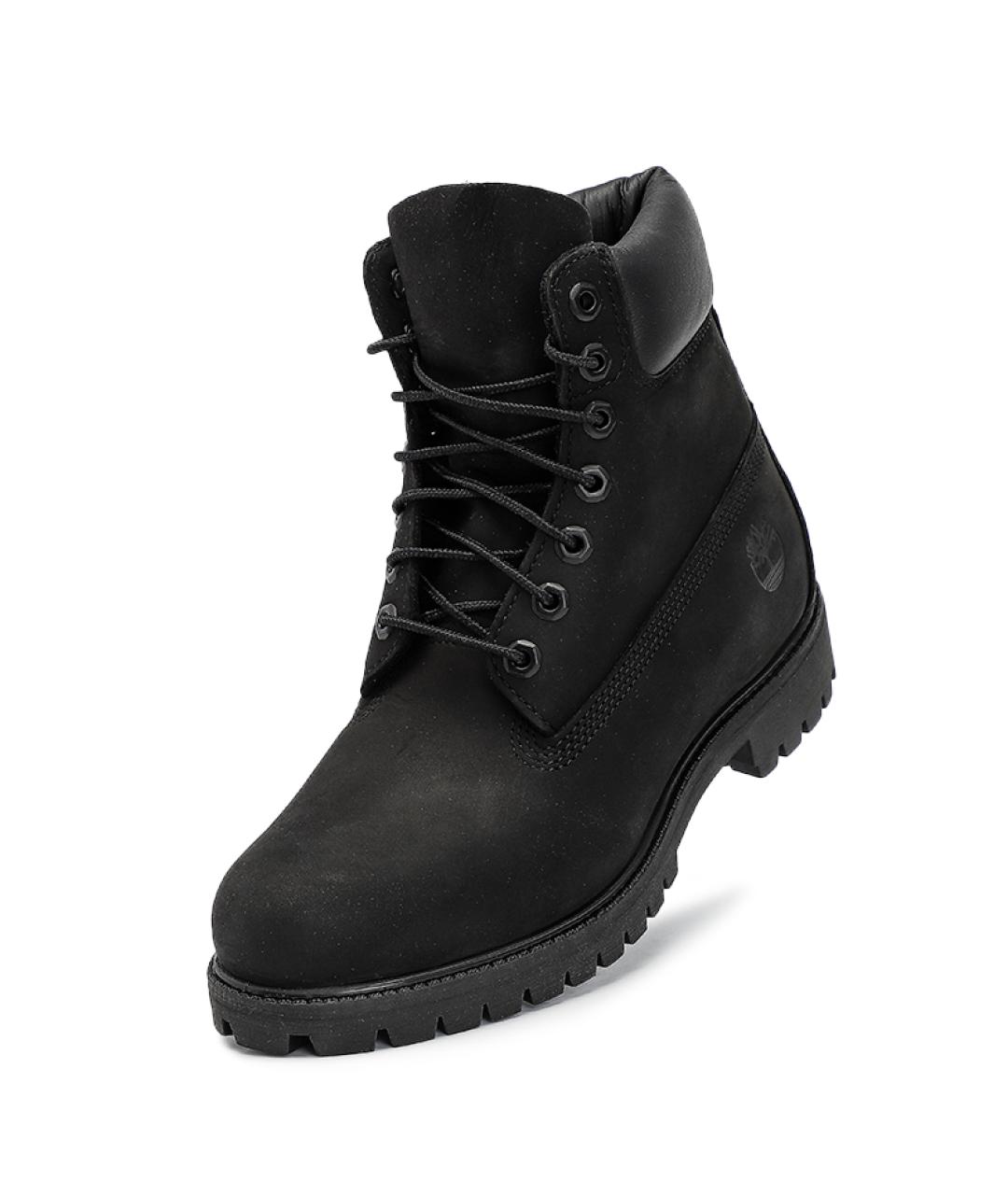 TIMBERLAND Черные нубуковые высокие ботинки, фото 2