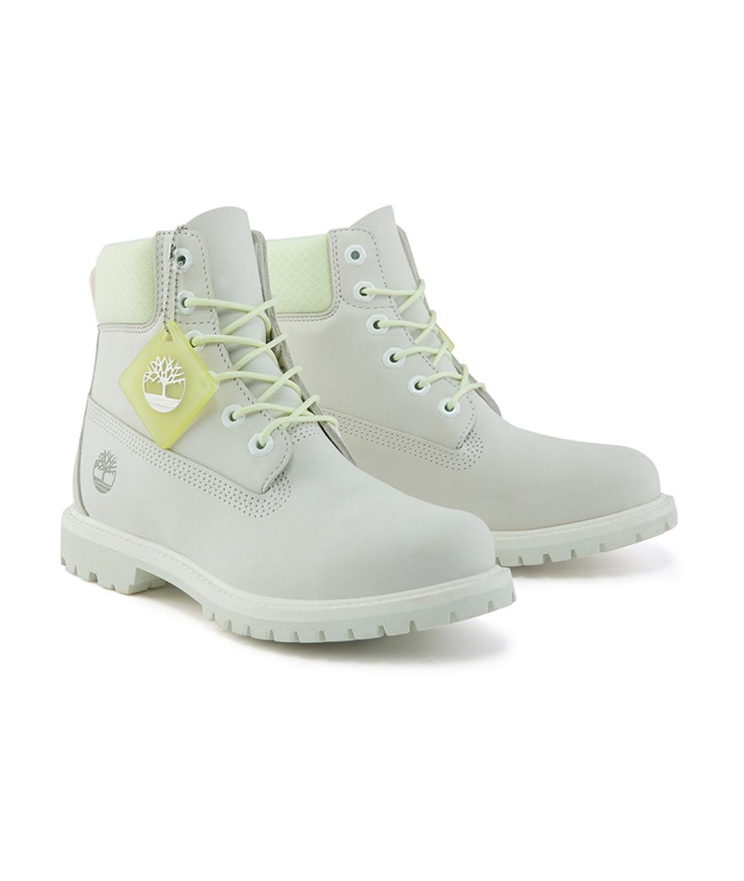 TIMBERLAND Белые нубуковые ботинки, фото 4