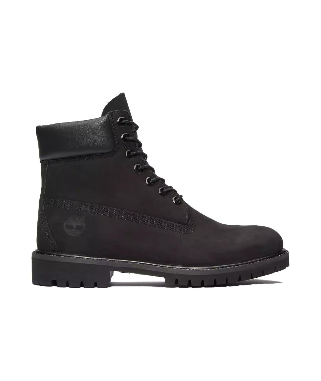 TIMBERLAND Черные нубуковые высокие ботинки, фото 1