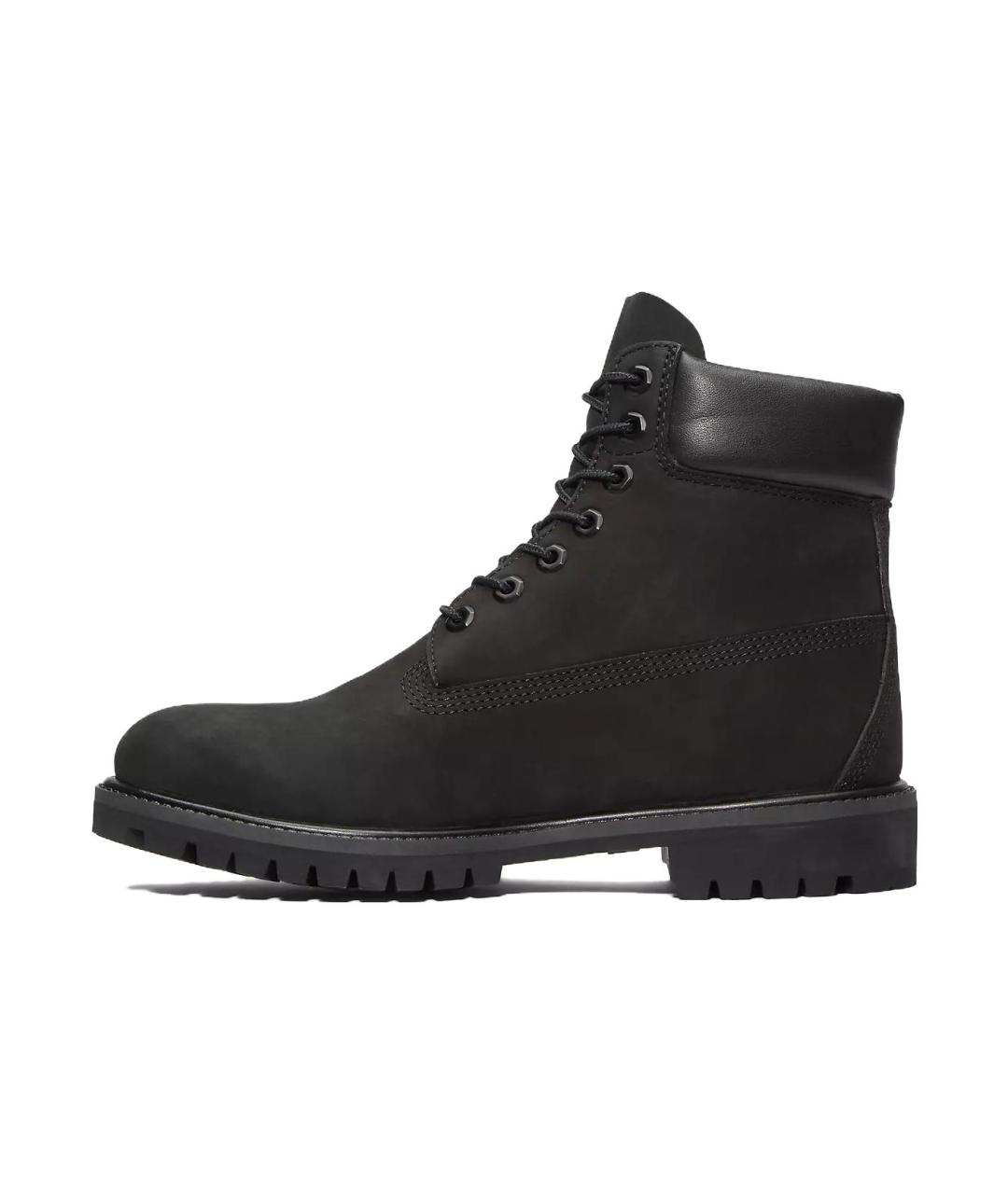 TIMBERLAND Черные нубуковые высокие ботинки, фото 2