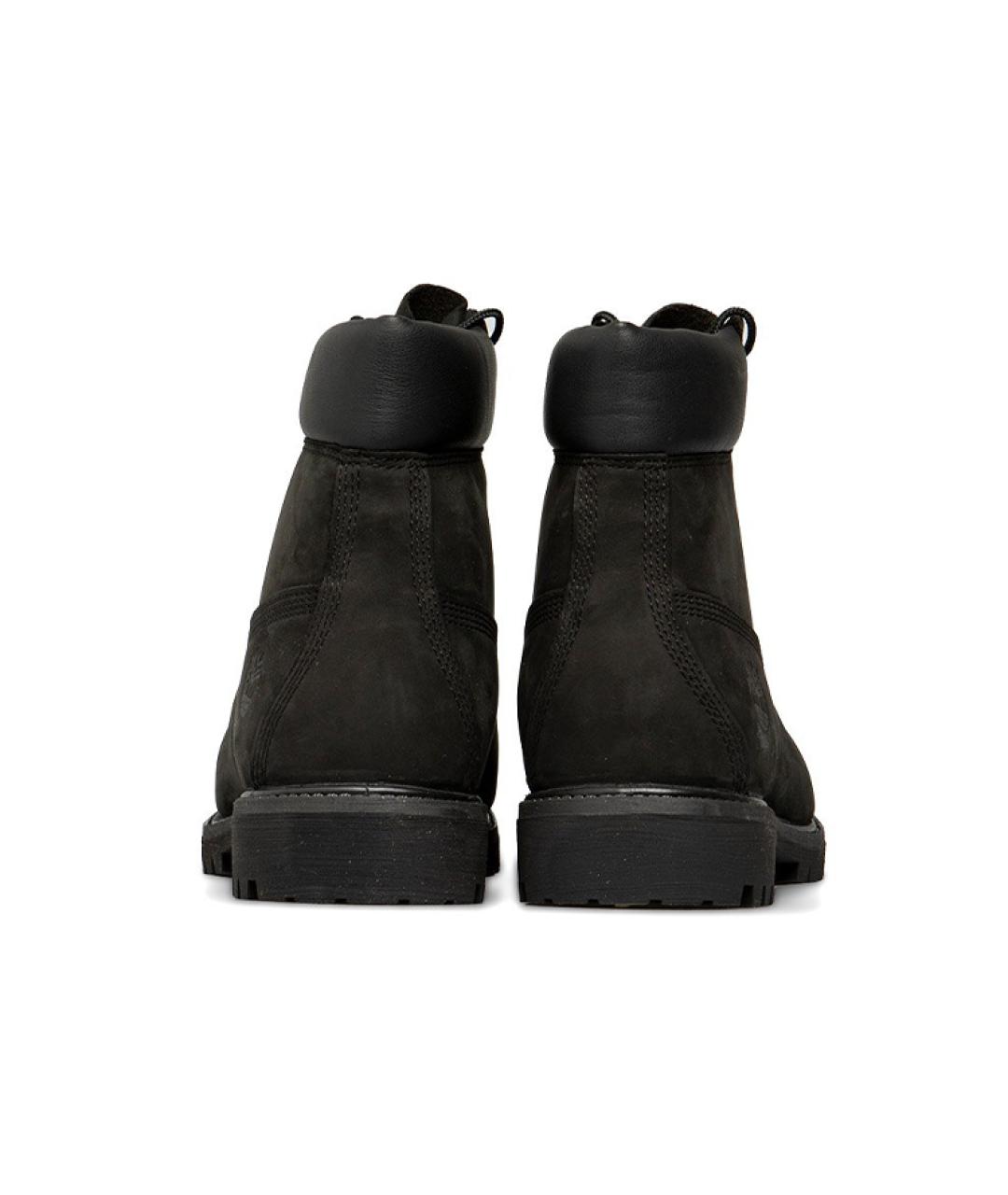 TIMBERLAND Черные нубуковые высокие ботинки, фото 4