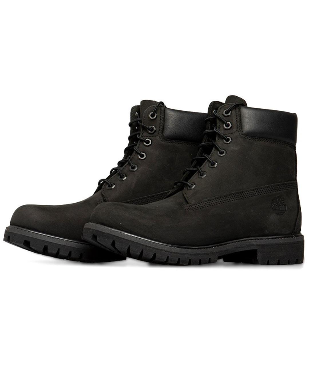 TIMBERLAND Черные нубуковые высокие ботинки, фото 2