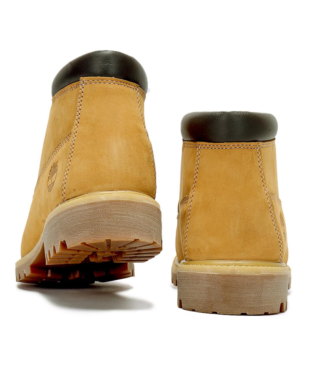 TIMBERLAND Желтые нубуковые низкие ботинки, фото 4