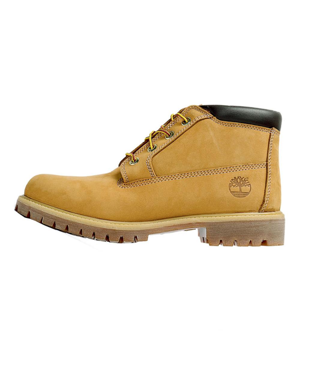 TIMBERLAND Желтые нубуковые низкие ботинки, фото 6