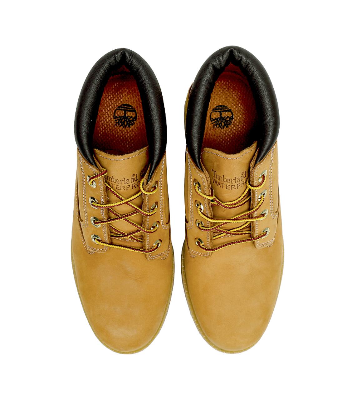 TIMBERLAND Желтые нубуковые низкие ботинки, фото 5