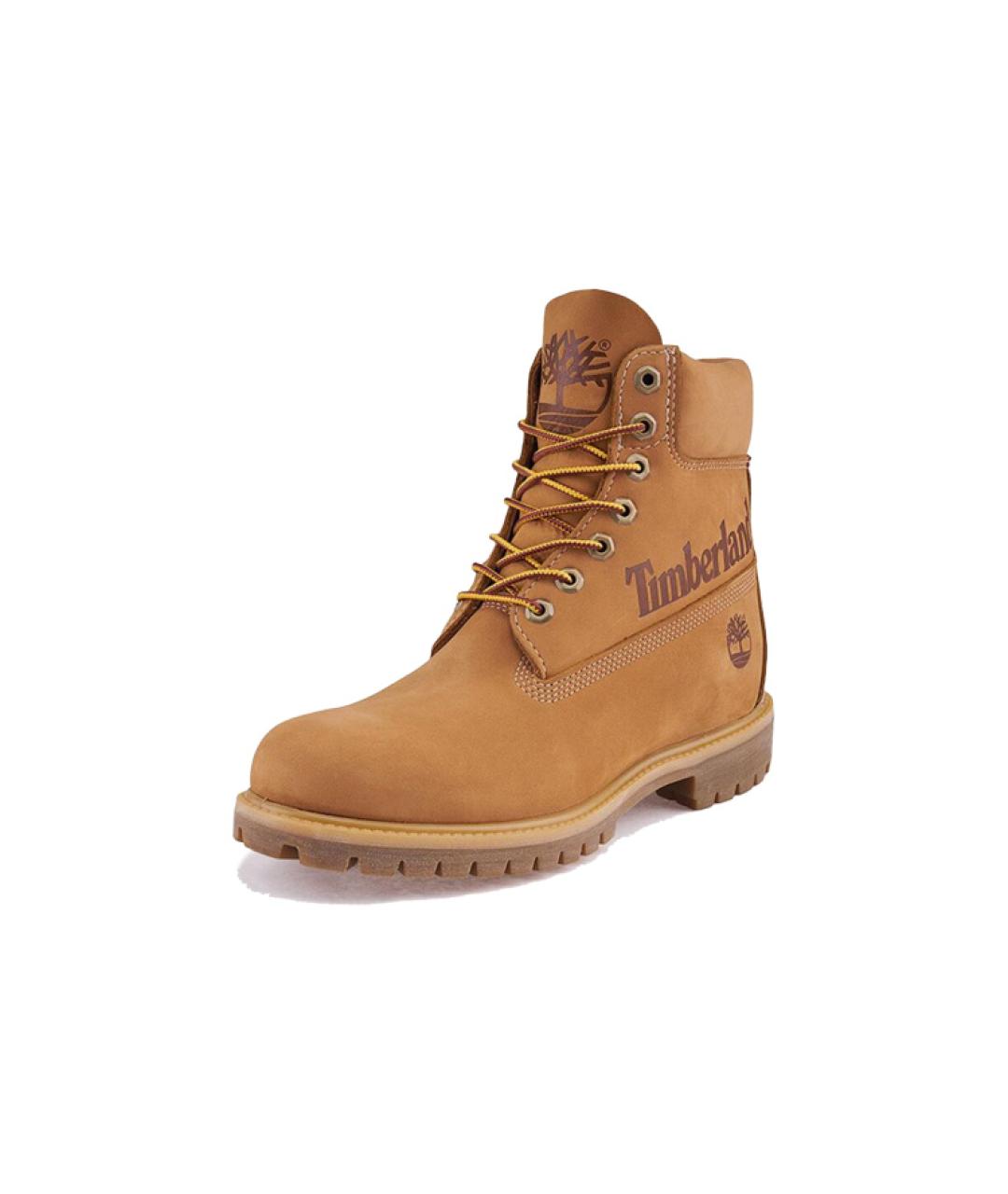 TIMBERLAND Коричневые нубуковые высокие ботинки, фото 3