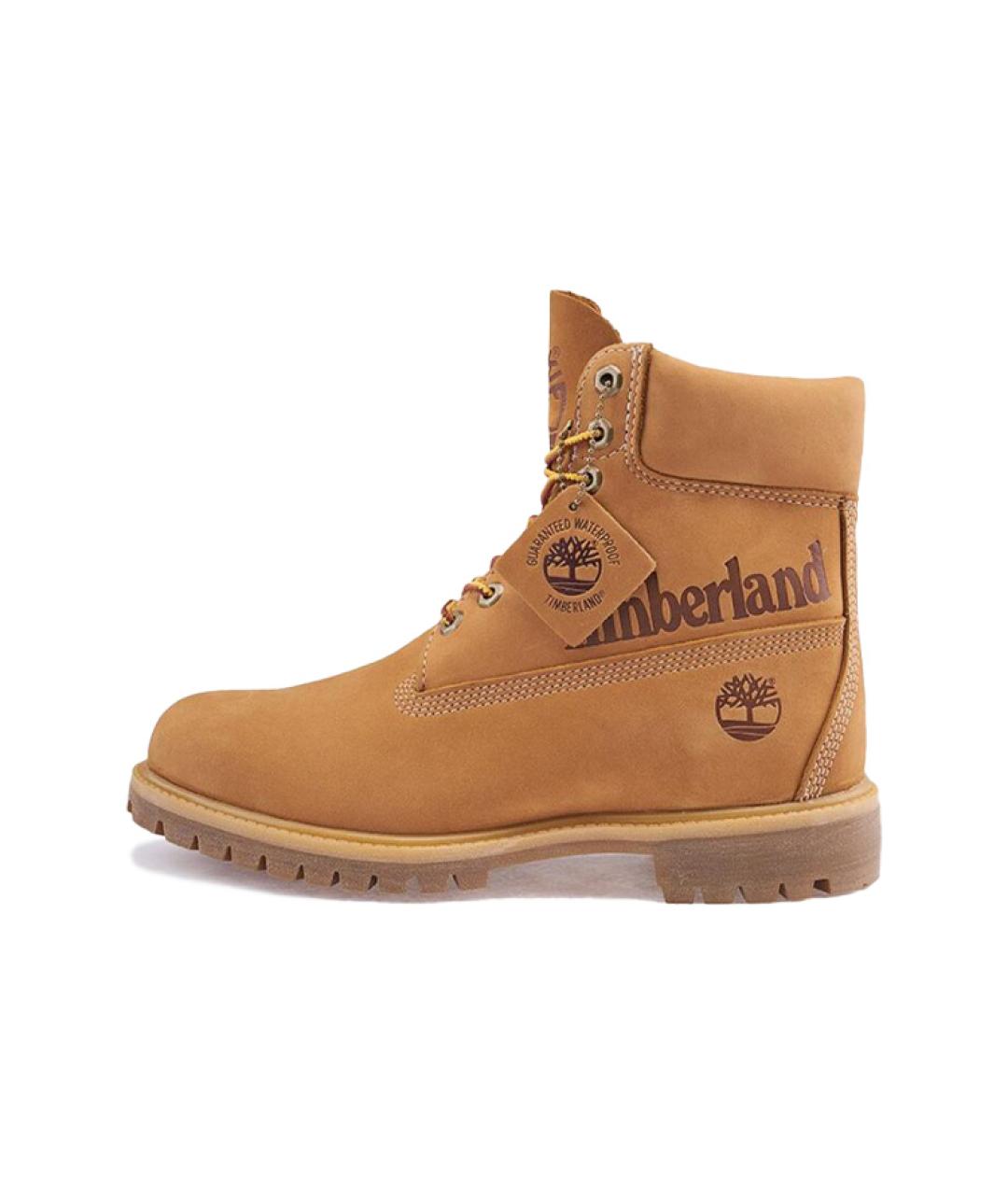 TIMBERLAND Коричневые нубуковые высокие ботинки, фото 5