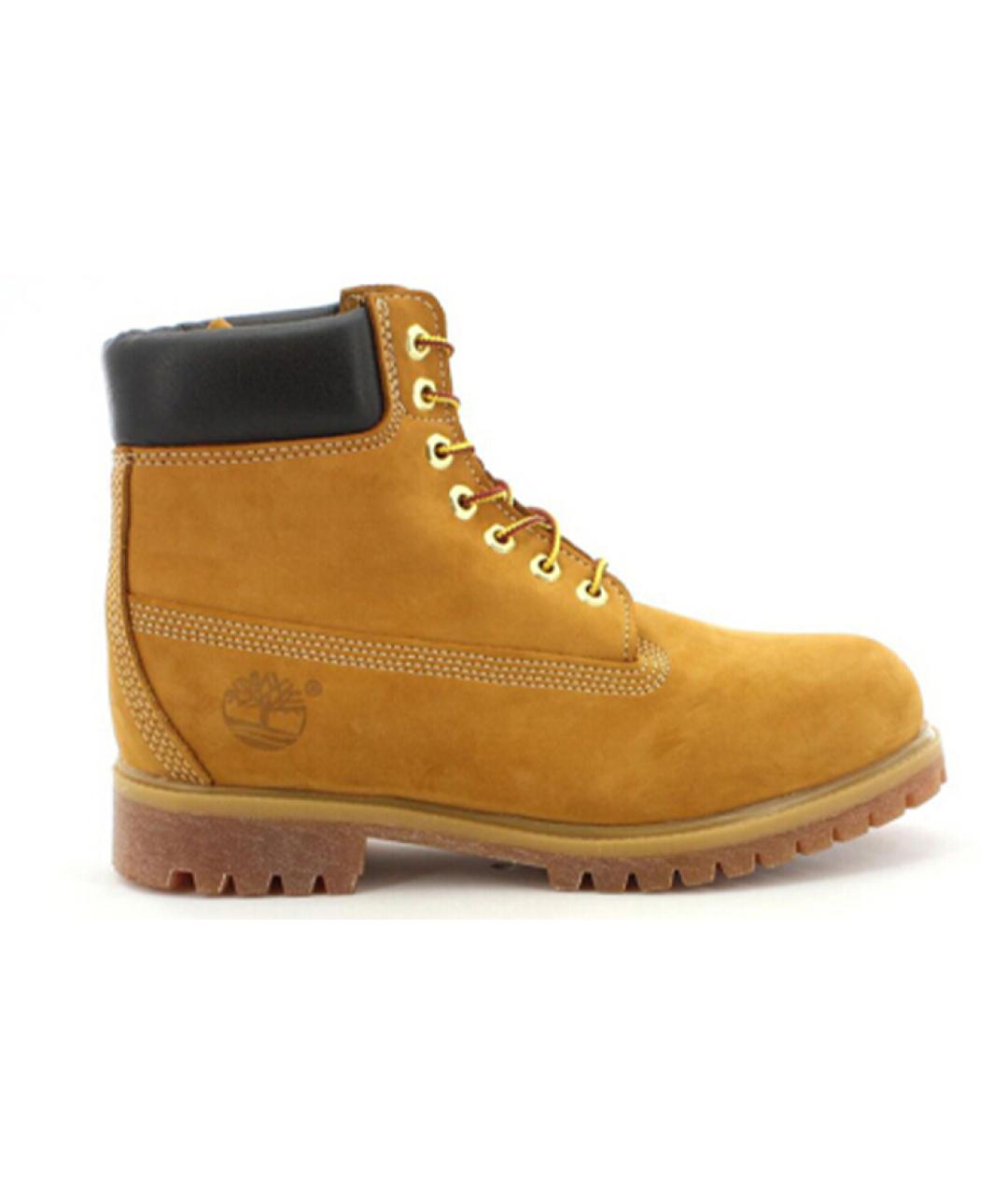 TIMBERLAND Коричневые нубуковые высокие ботинки, фото 2
