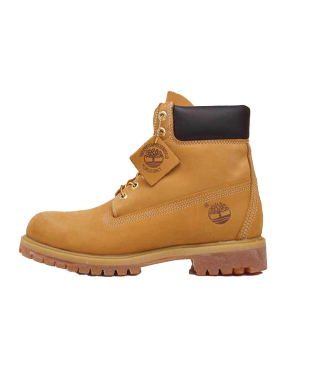 TIMBERLAND Коричневые нубуковые высокие ботинки, фото 6