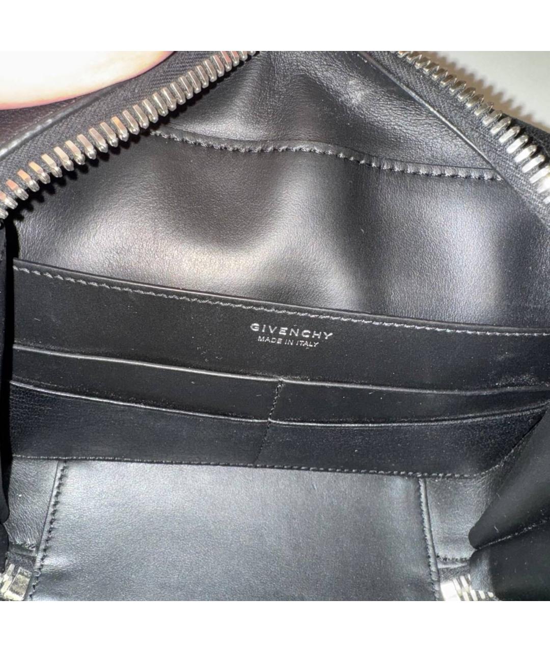 GIVENCHY Черная кожаная поясная сумка, фото 5