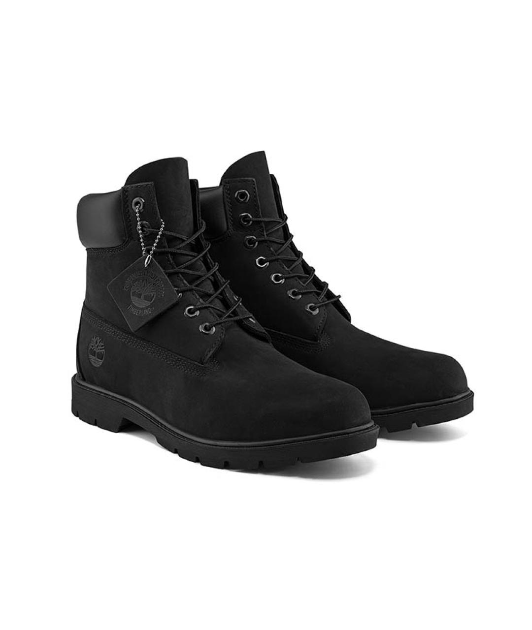 TIMBERLAND Черные нубуковые высокие ботинки, фото 5