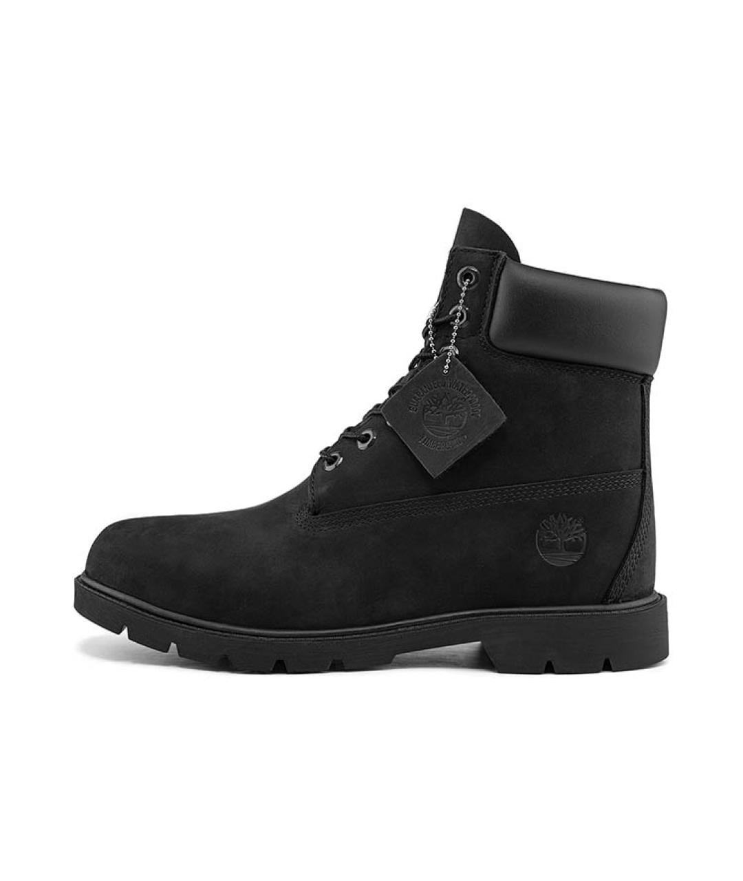TIMBERLAND Черные нубуковые высокие ботинки, фото 6