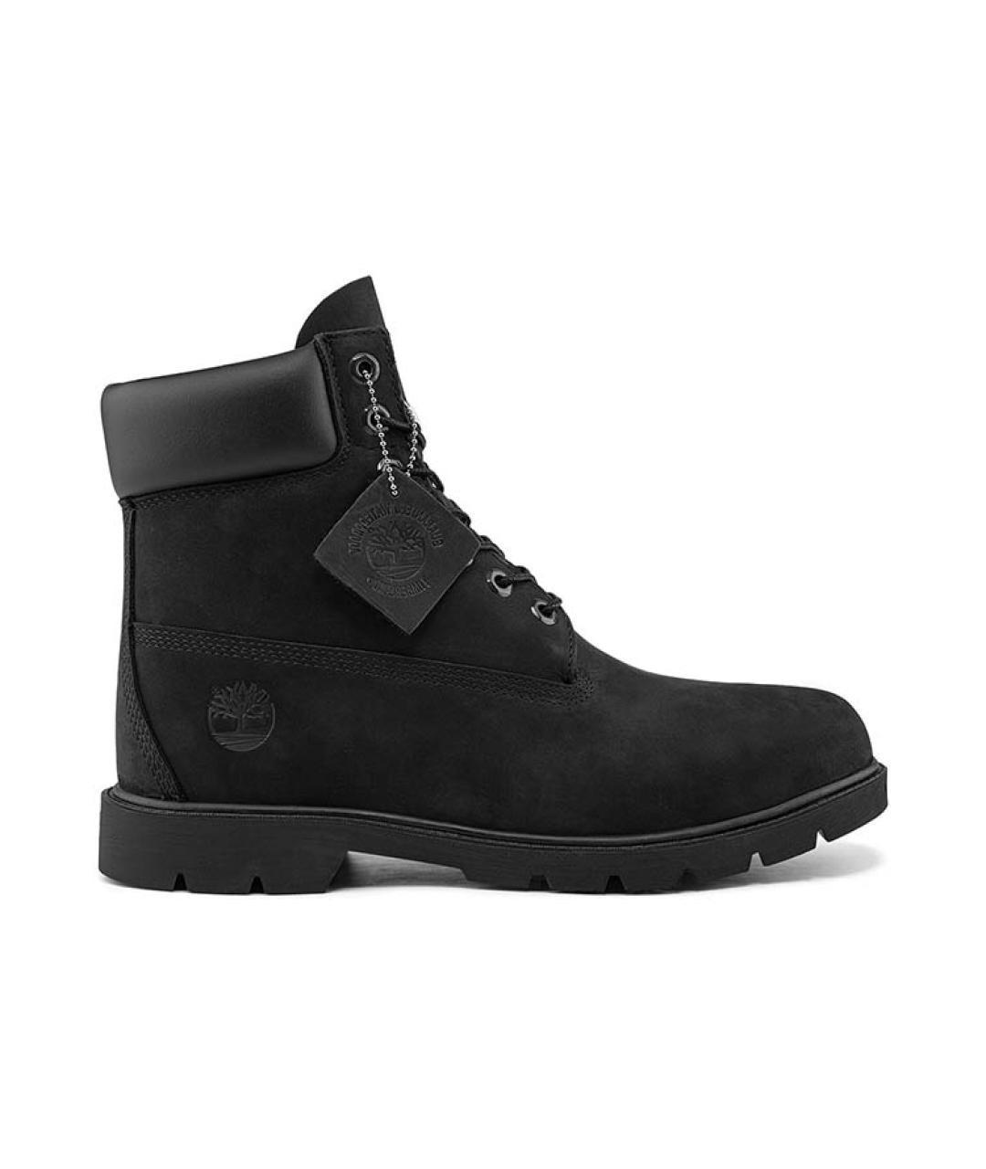 TIMBERLAND Черные нубуковые высокие ботинки, фото 1