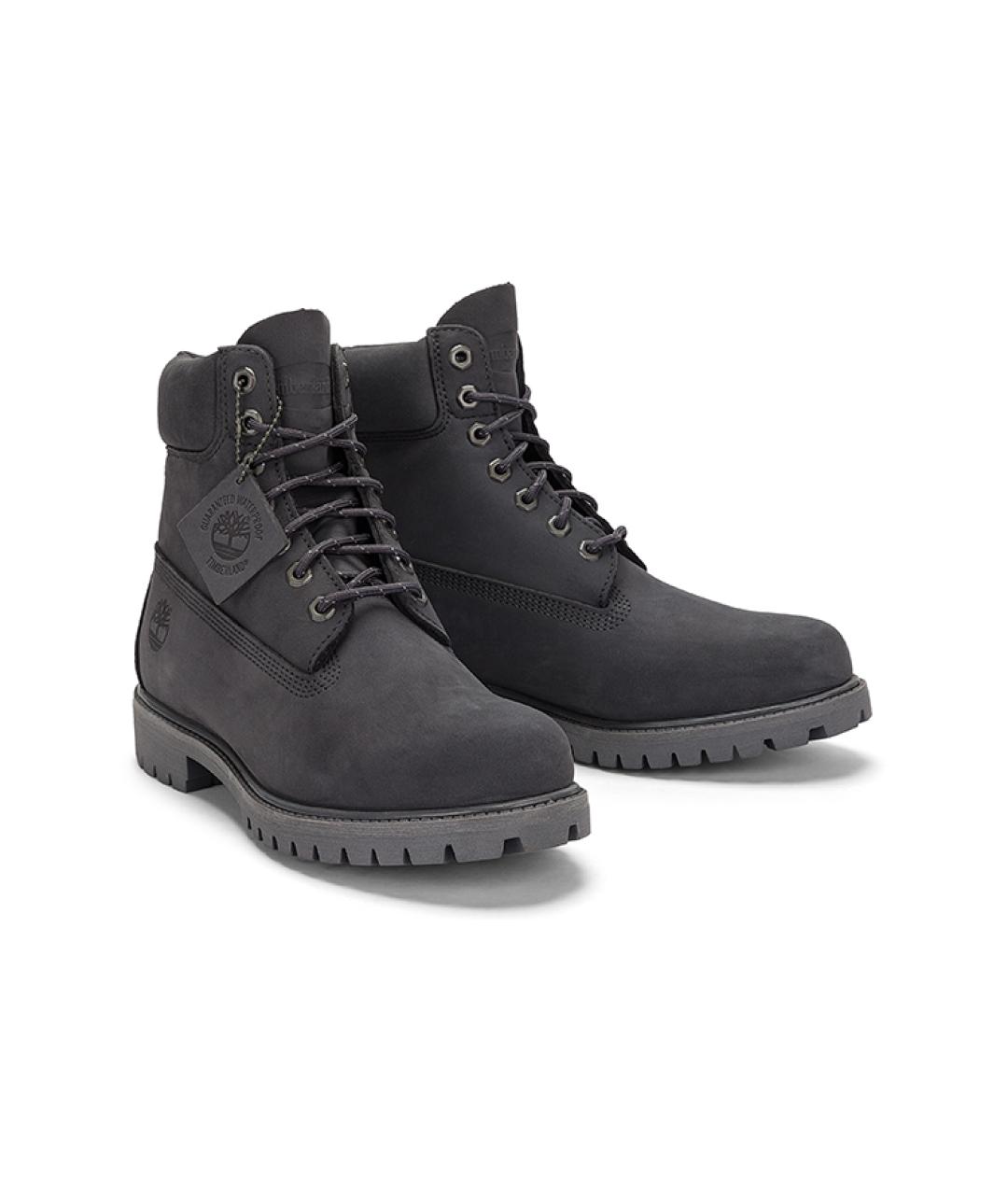 TIMBERLAND Серые нубуковые высокие ботинки, фото 5