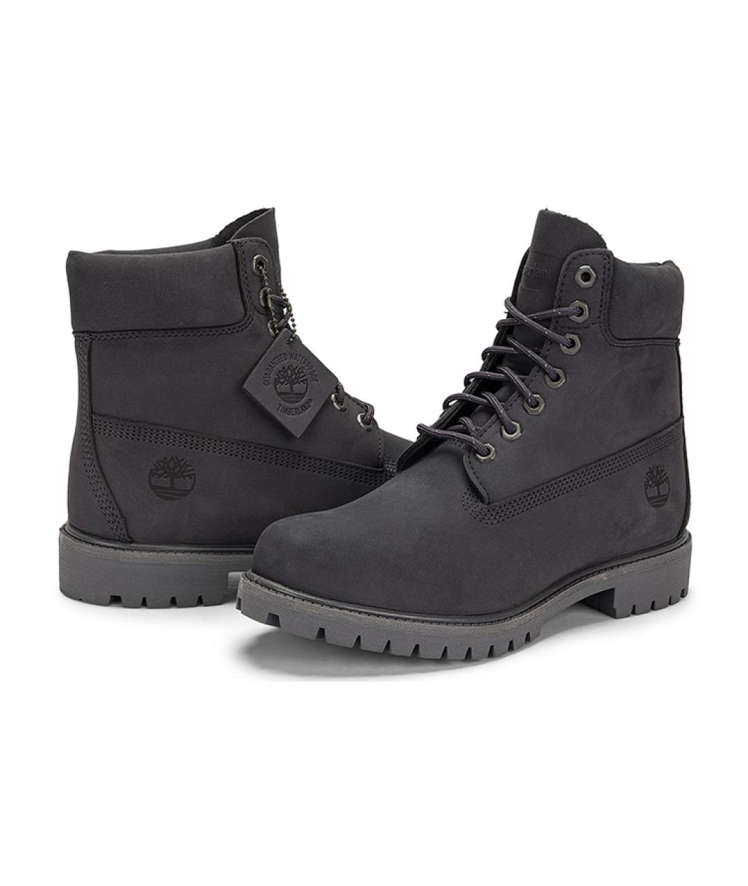 TIMBERLAND Серые нубуковые высокие ботинки, фото 4