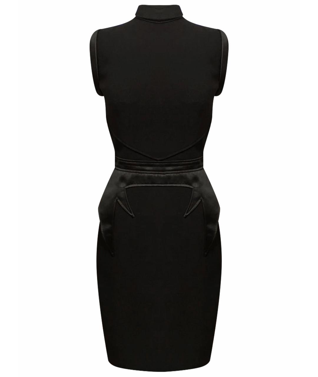 GIVENCHY Черное шерстяное коктейльное платье, фото 1