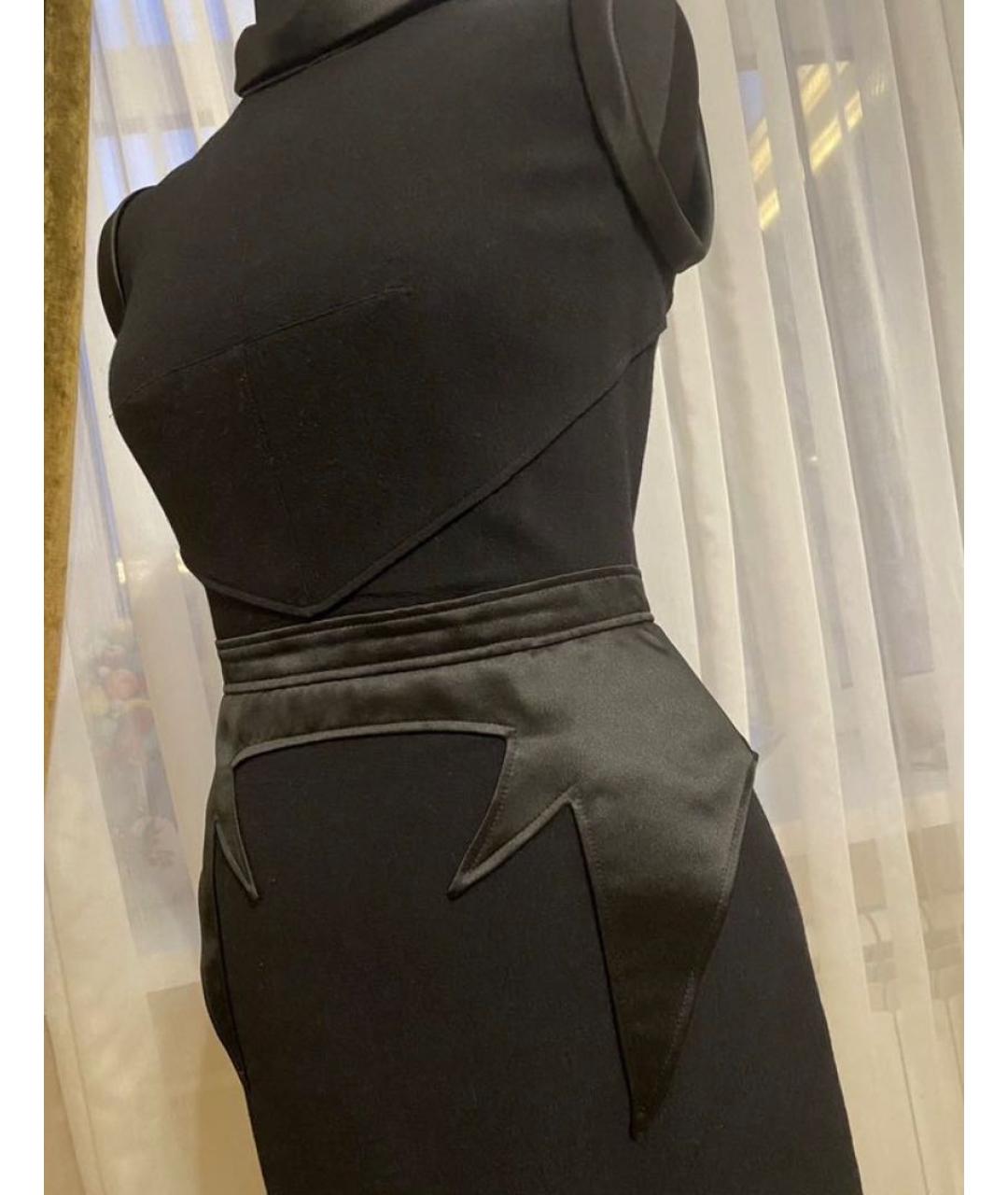 GIVENCHY Черное шерстяное коктейльное платье, фото 2