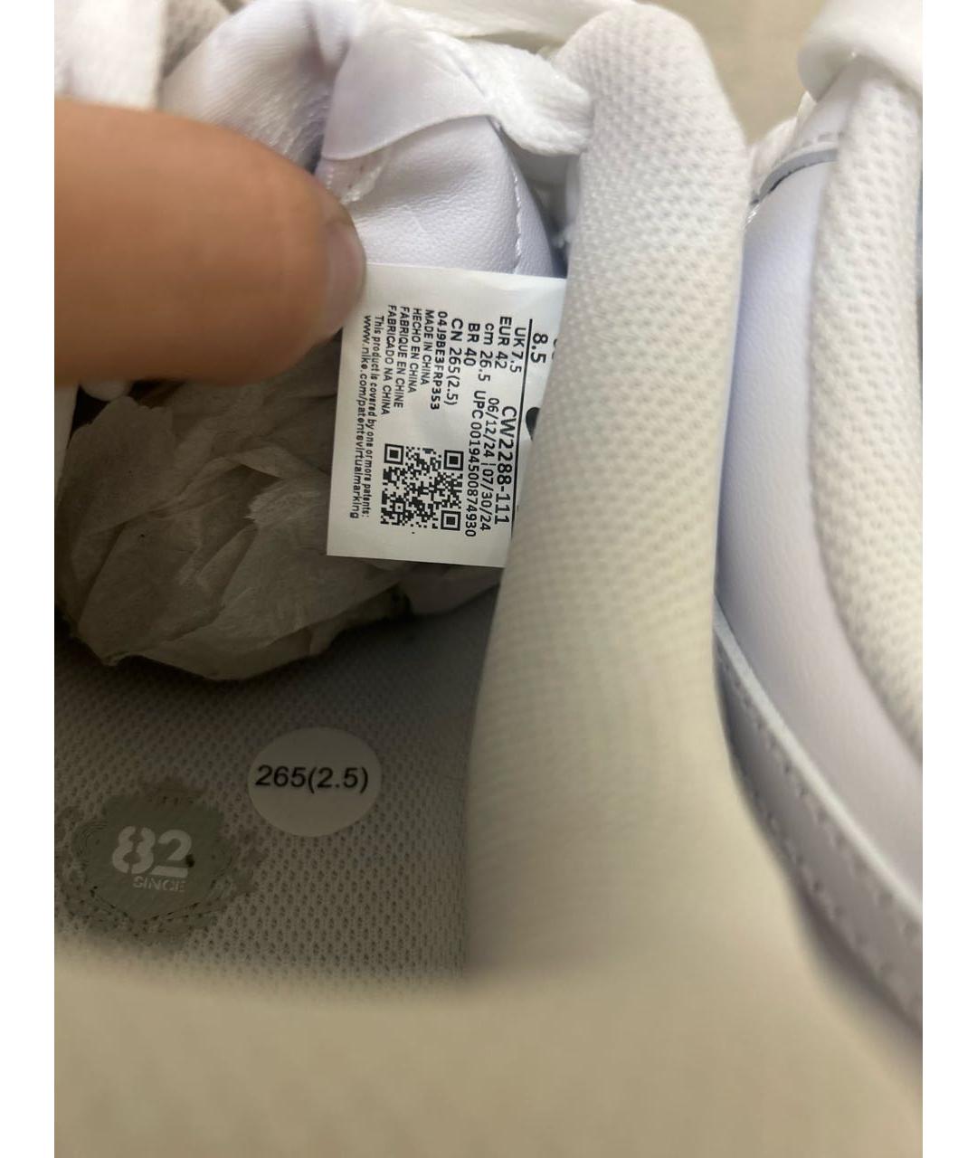 NIKE Белые низкие кроссовки / кеды, фото 6