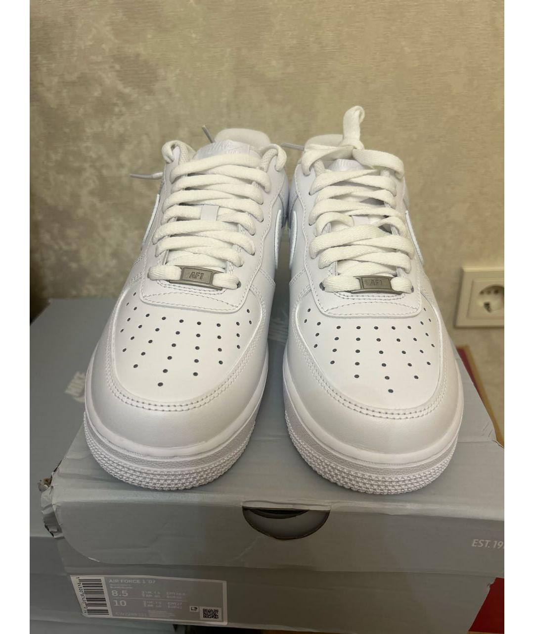 NIKE Белые низкие кроссовки / кеды, фото 2