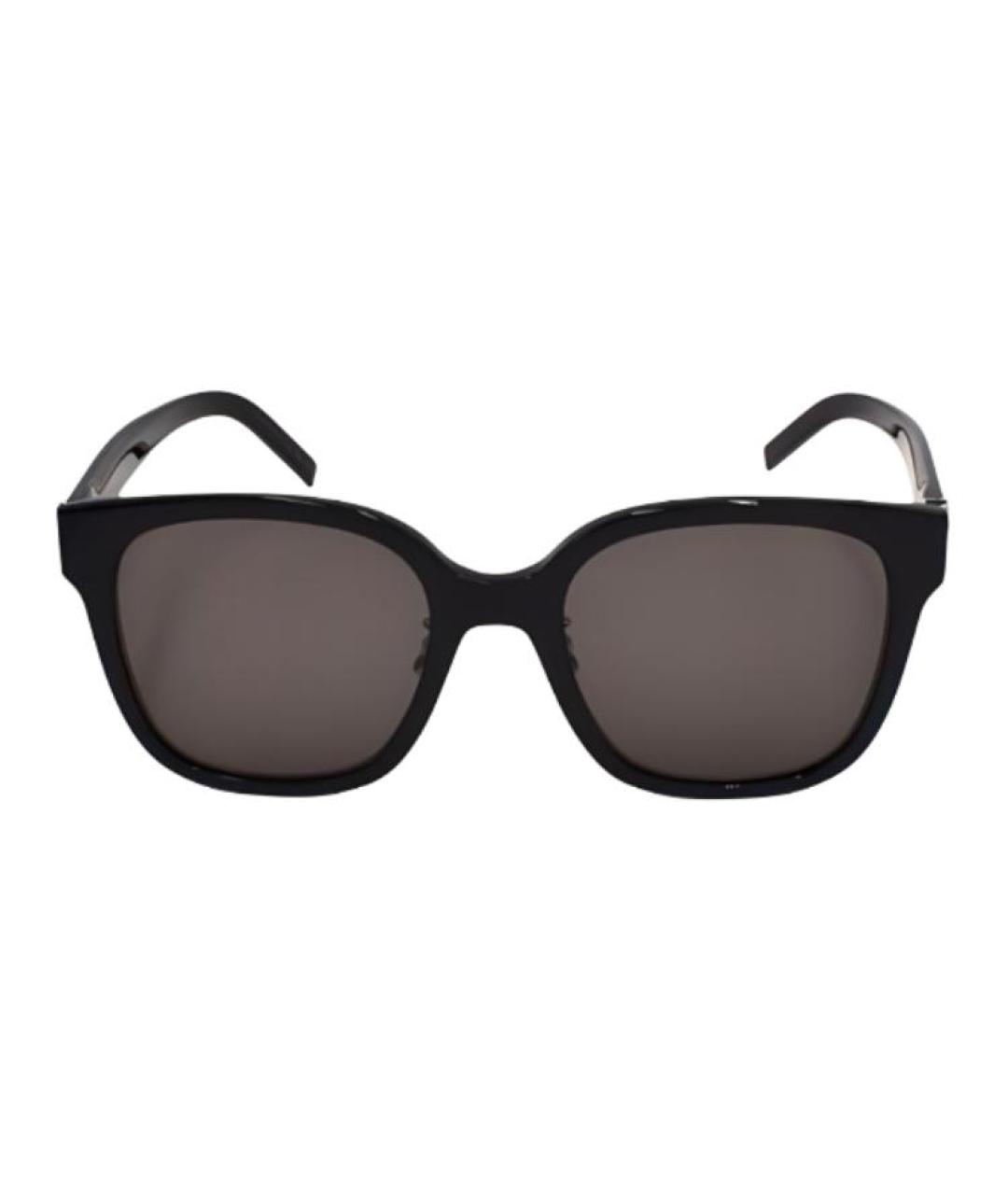 SAINT LAURENT Черные пластиковые солнцезащитные очки, фото 2