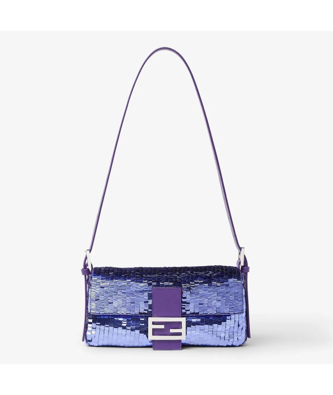 FENDI Фиолетовая сумка через плечо, фото 3