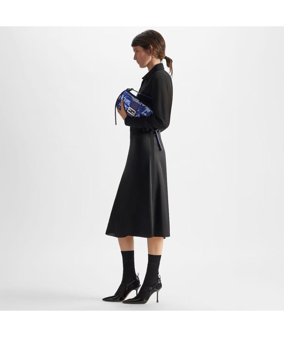 FENDI Фиолетовая сумка через плечо, фото 2
