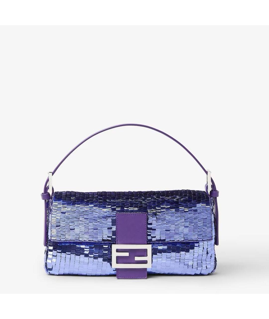 FENDI Фиолетовая сумка через плечо, фото 9