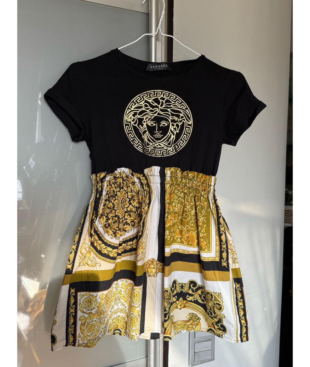 VERSACE Черная футболка, фото 7