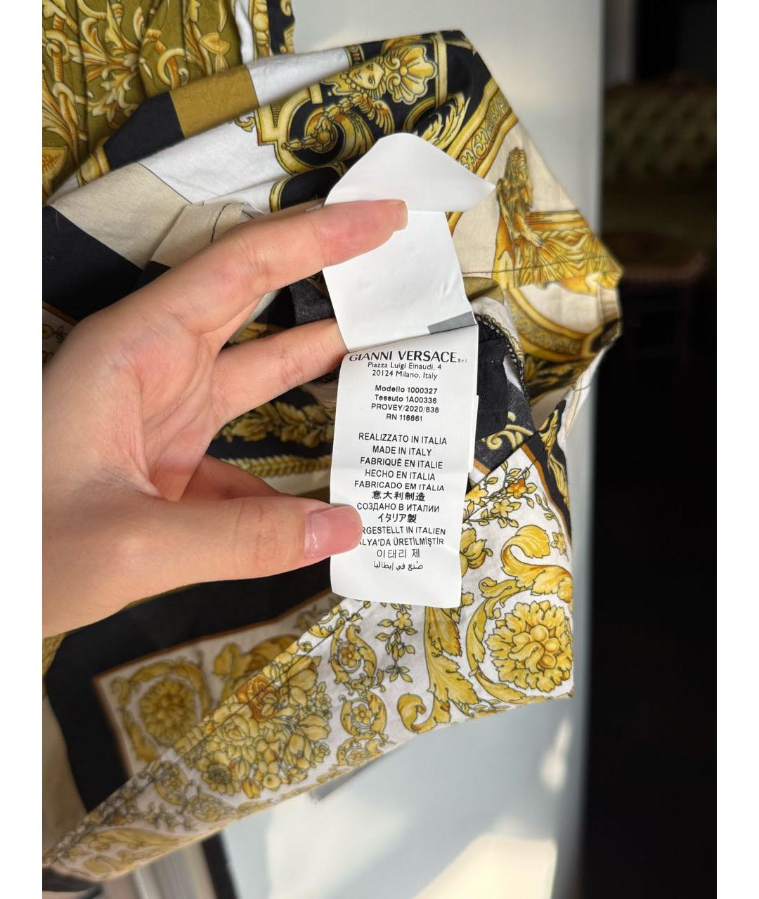 VERSACE Черная футболка, фото 5